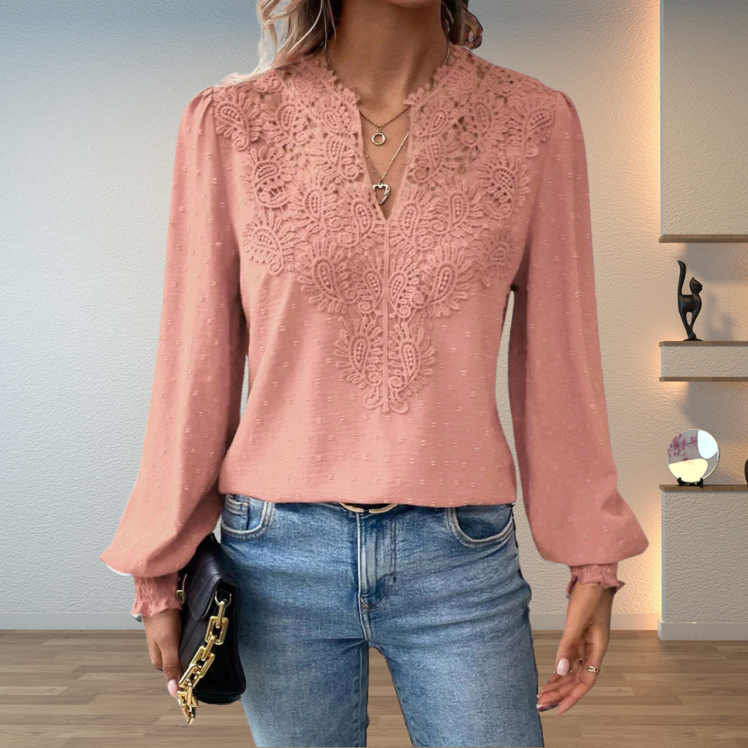 Red Tops Women with Full Length in Apricot#colour_apricot