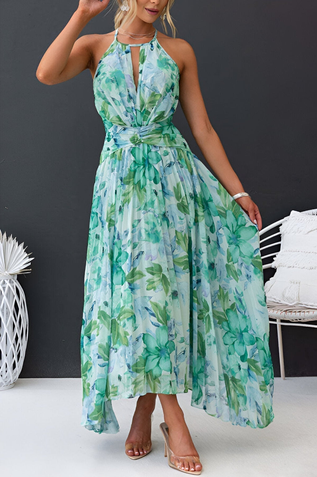 Flowy Maxi Dress Women
