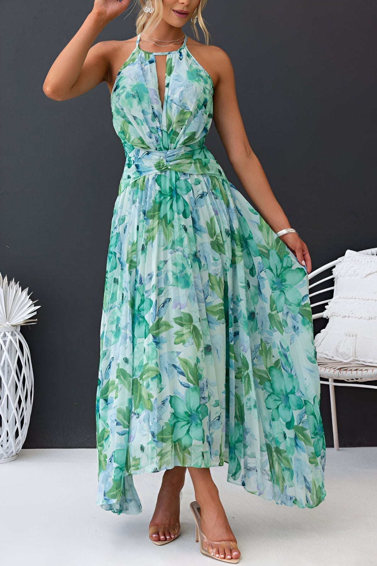 Flowy Maxi Dress Women