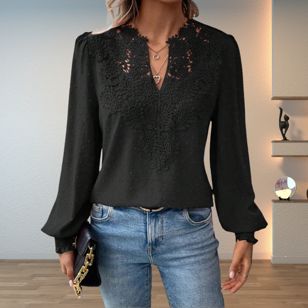 Red Tops Women with Full Length in Black#colour_black
