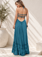 Boho Dresses Women in Blue#colour_blue