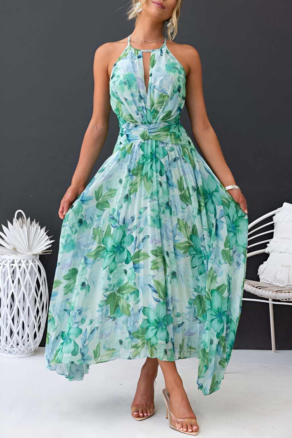 Flowy Maxi Dress Women