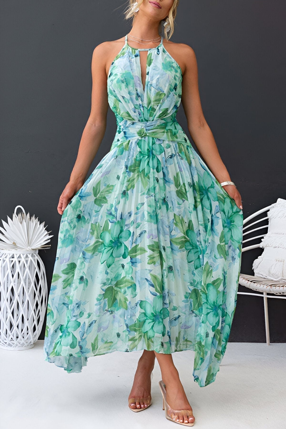 Flowy Maxi Dress Women