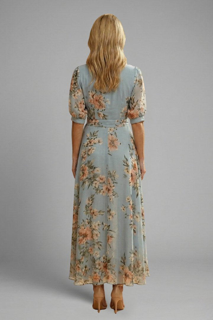 Wrap Maxi Dress by Fashion Like You#colour_blue