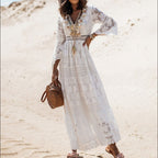 Graduation Dress Women in White#colour_white