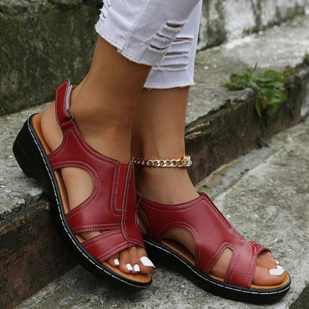 Sandals Women in Red#colour_red