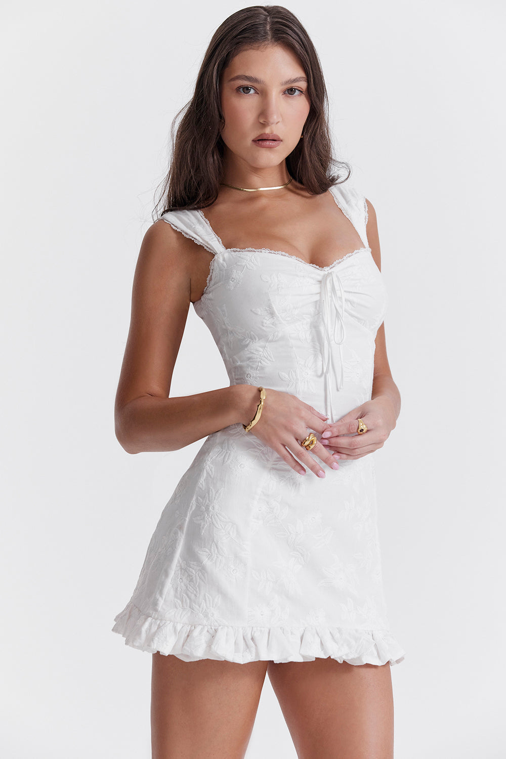Short Dresses Women with Belted Waist