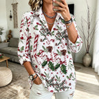 Collared Shirts Women with Button in White#colour_white