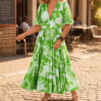 Maxi Dress Women in Green#colour_green
