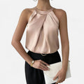Halter Top Women in Beige#colour_beige