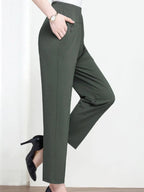 Work Pants Women in Green#colour_green